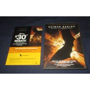 Batman Begins (DVD, 2005, Canadian)